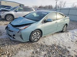Salvage cars for sale from Copart Wayland, MI: 2017 Toyota Prius