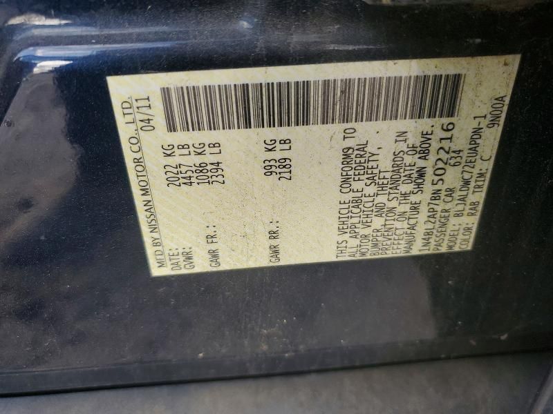 2011 Nissan Altima sr