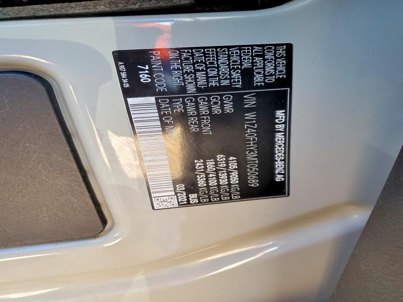 2021 Mercedes-Benz Sprinter 2500