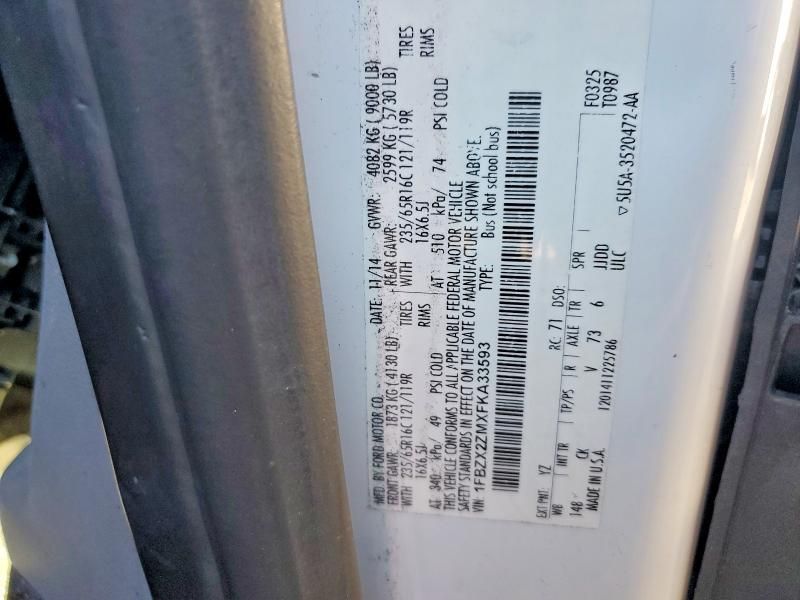 2015 Ford Transit T-350