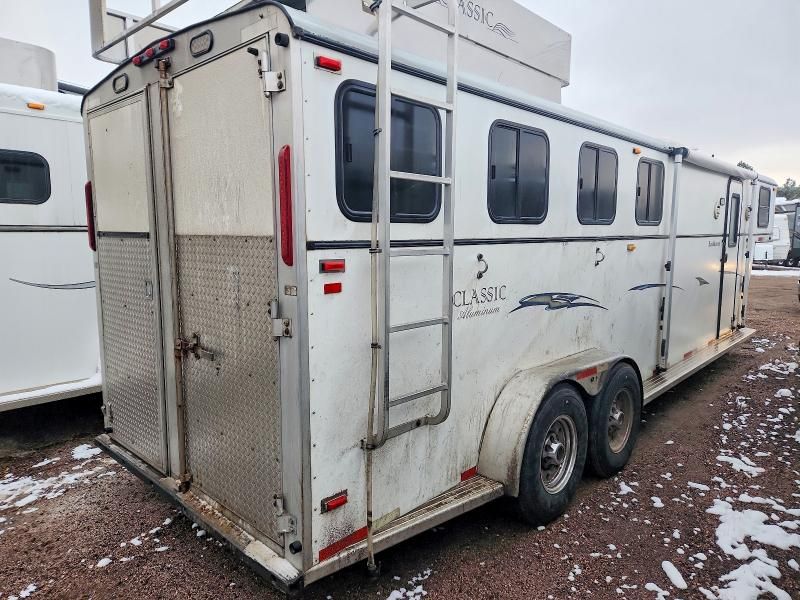 2007 Classic Gn-4hbunk Horse Trailer