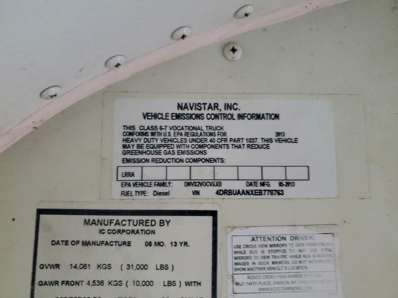 2014 Ic Corporation Ce Series School-school bus