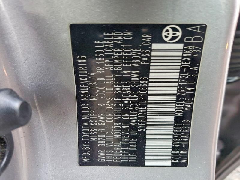 2014 Toyota Corolla l