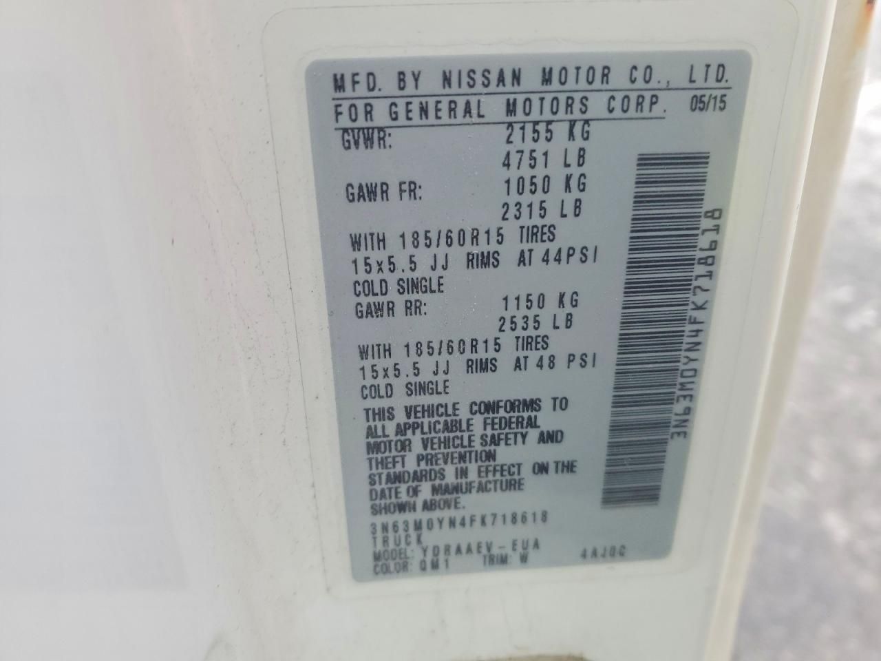 2015 Chevrolet City Express ls