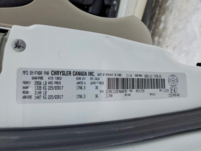 2015 Chrysler Town & Country Touring l