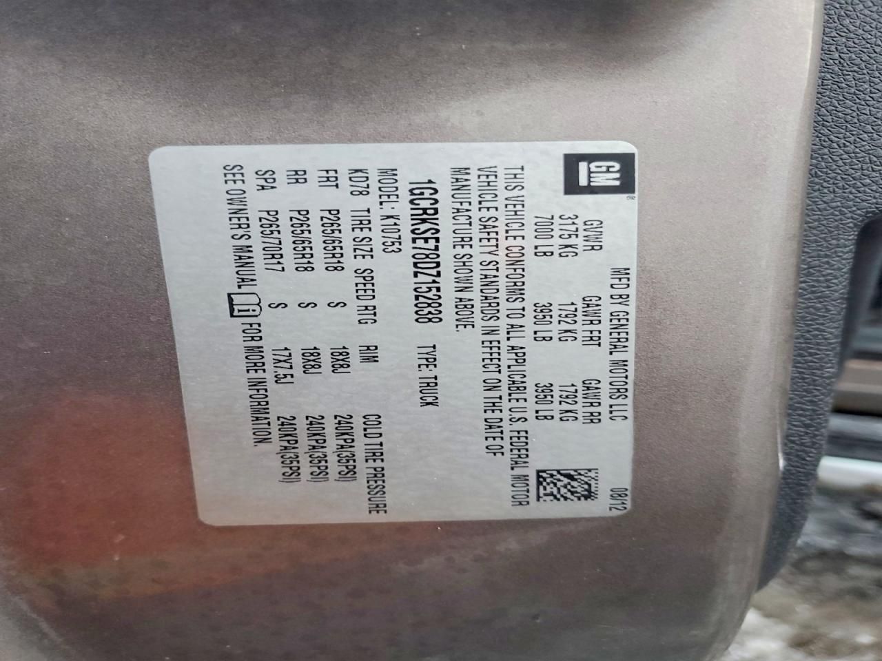 2013 Chevrolet Silverado K1500 lt