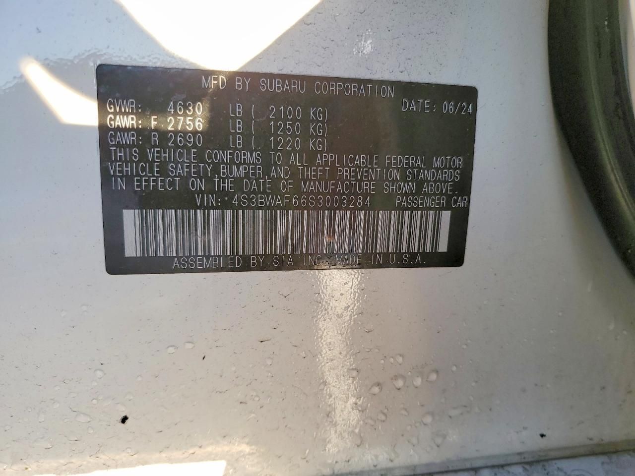 2025 Subaru Legacy Premium