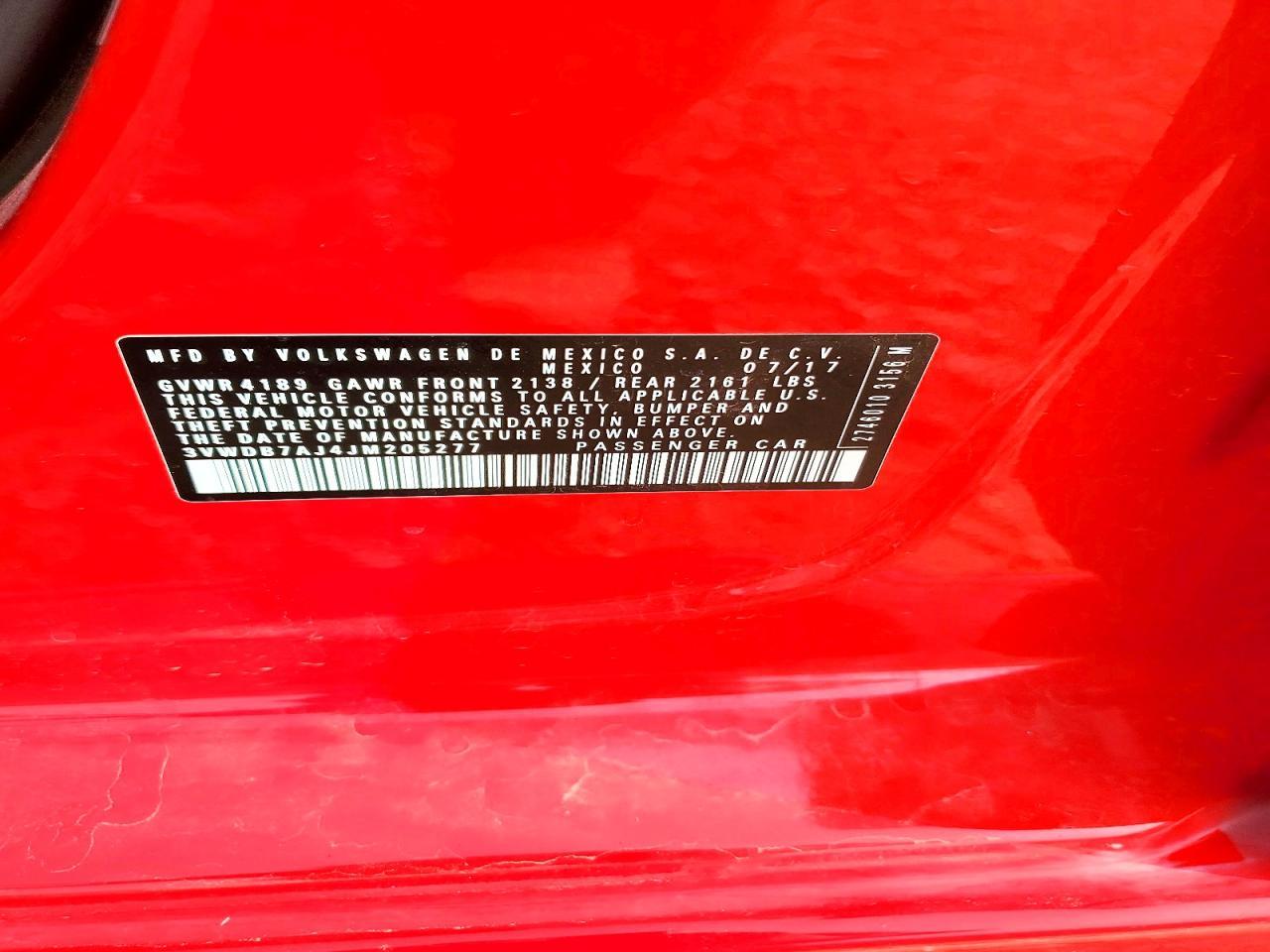 2018 Volkswagen Jetta se