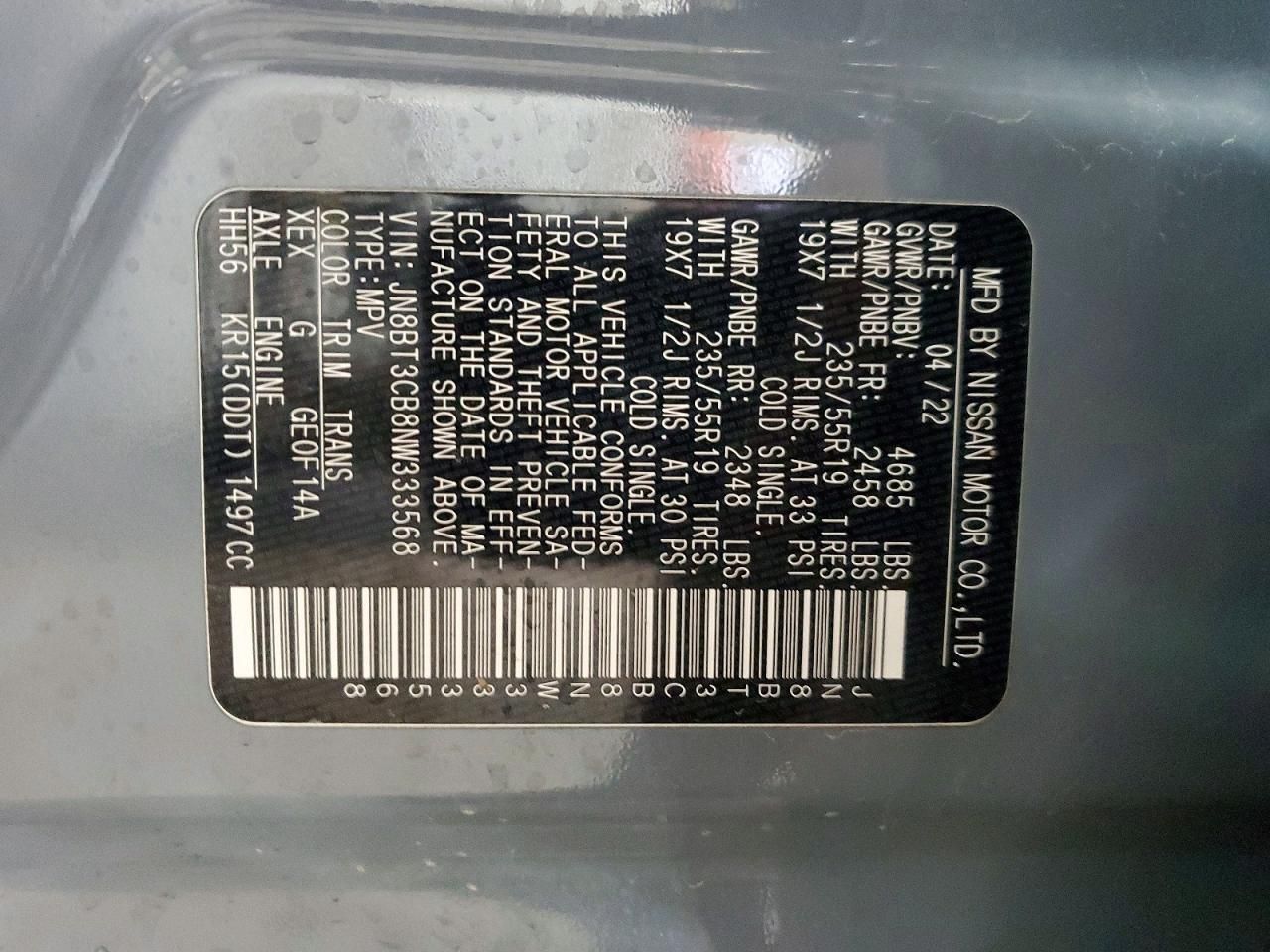 2022 Nissan Rogue sl