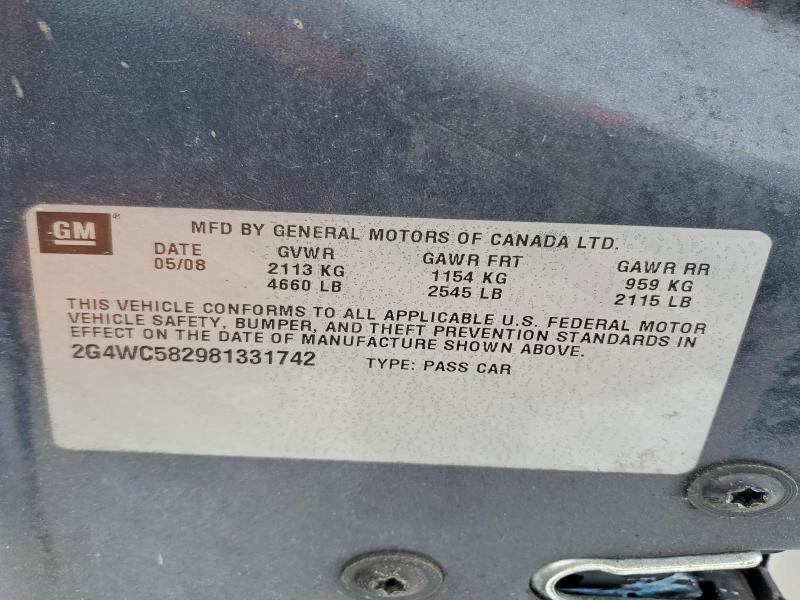 2008 Buick Lacrosse cx
