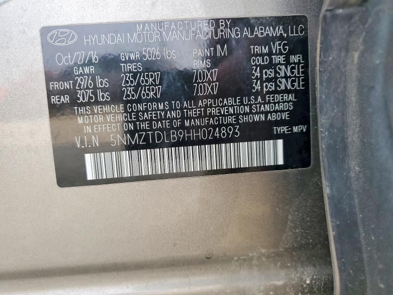 2017 Hyundai Santa fe Sport