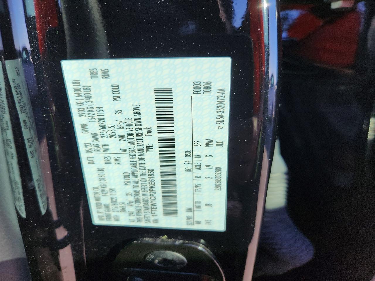 2023 Ford F150 Supercrew