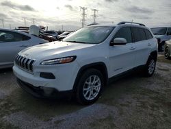 Salvage cars for sale from Copart Elgin, IL: 2017 Jeep Cherokee Latitude