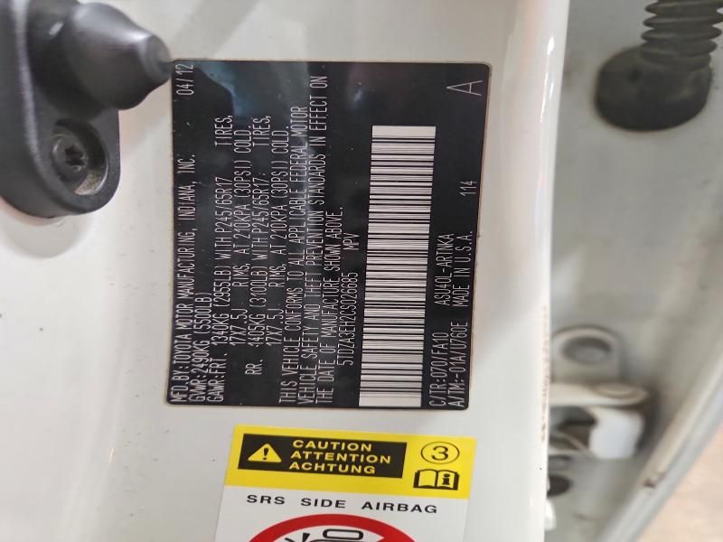 2012 Toyota Highlander Base