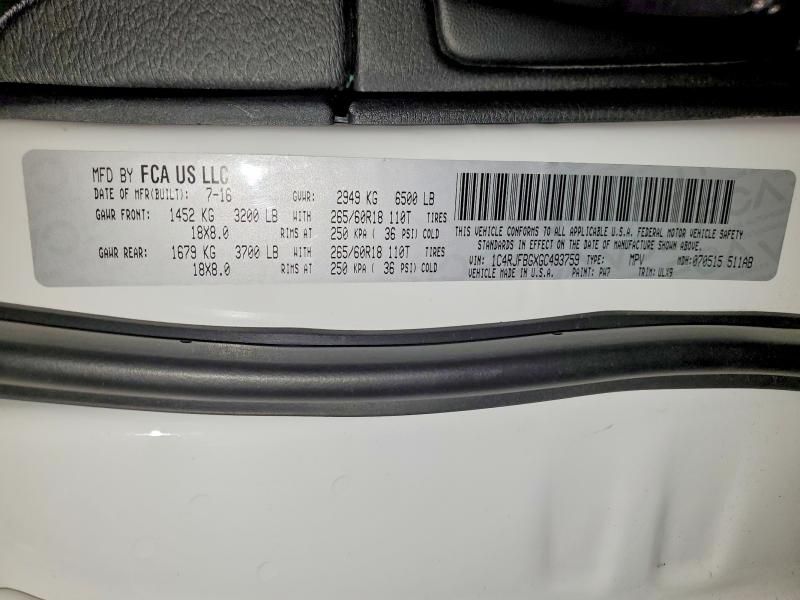 2016 Jeep Grand Cherokee Limited