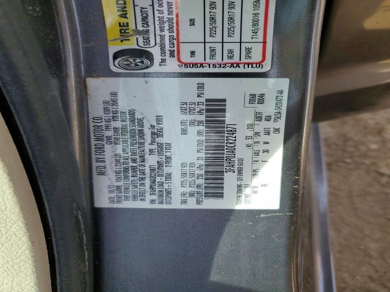 2012 Ford Fusion sel