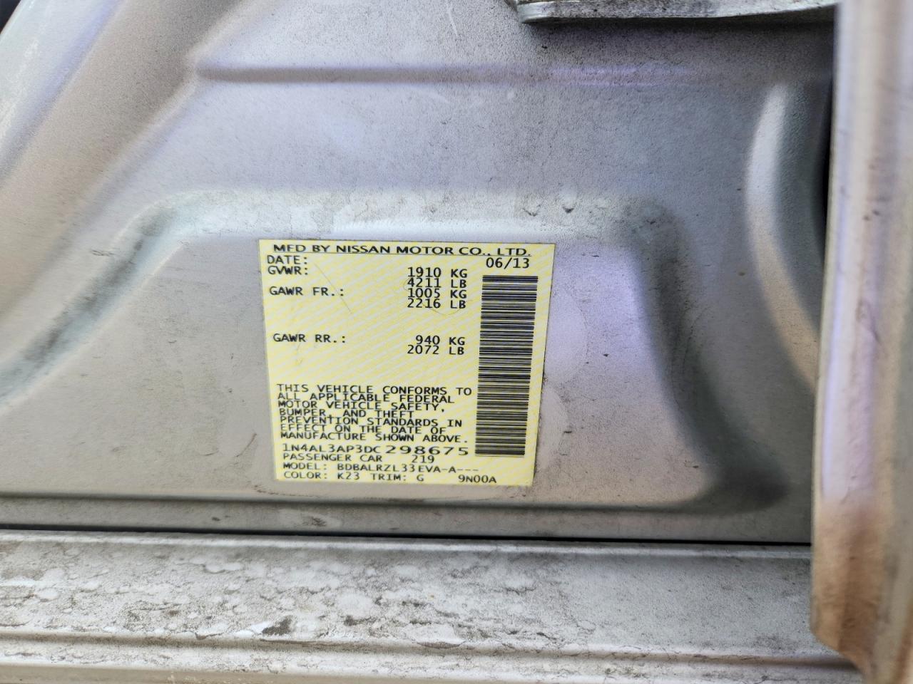 2013 Nissan Altima 2.5