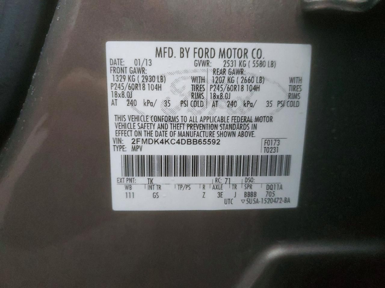 2013 Ford Edge Limited