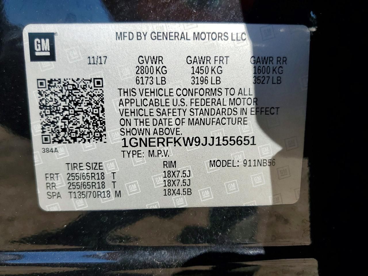 2018 Chevrolet Traverse ls