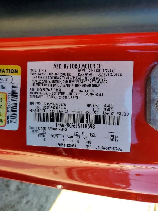 2020 Ford Mustang gt