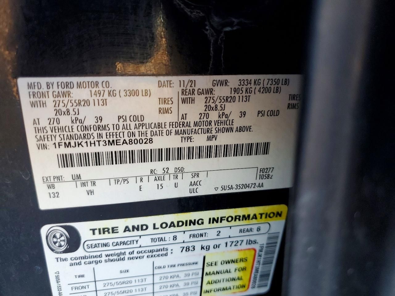 2021 Ford Expedition max xlt