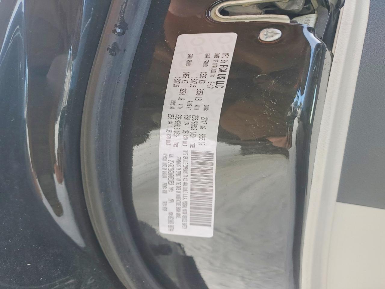 2017 Chrysler Pacifica Touring l