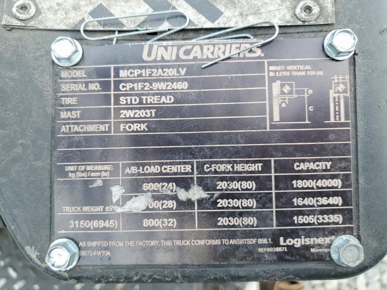 2013 Niss Forklift