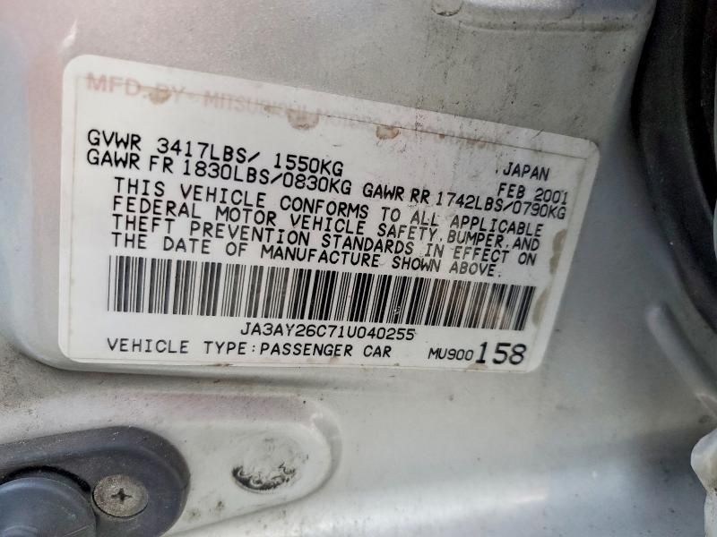 2001 Mitsubishi Mirage es