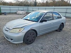 Vehiculos salvage en venta de Copart Augusta, GA: 2005 Honda Civic lx