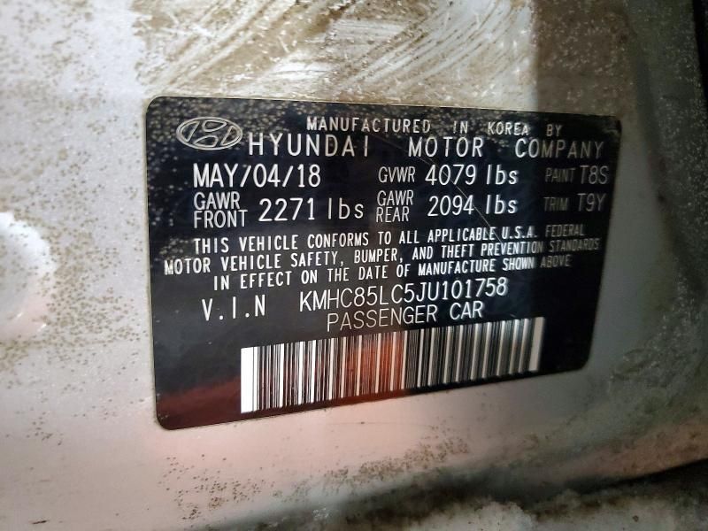 2018 Hyundai Ioniq Limited