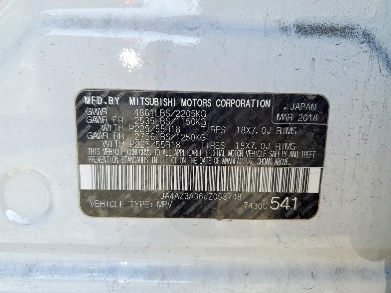 2018 Mitsubishi Outlander se