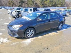 Salvage cars for sale from Copart Gainesville, GA: 2014 Toyota Corolla l