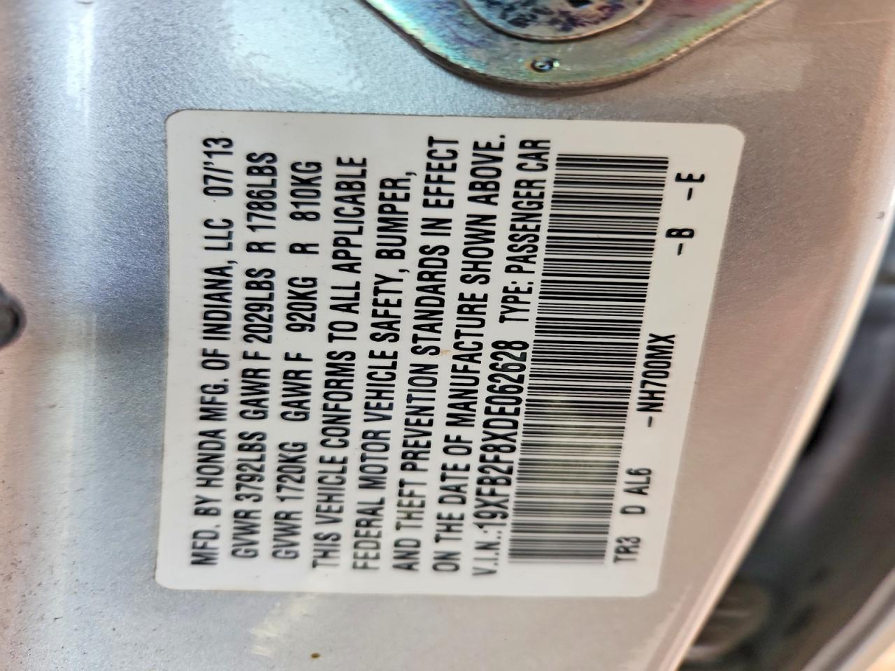 2013 Honda Civic ex