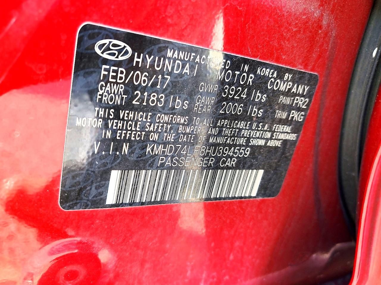 2017 Hyundai Elantra se