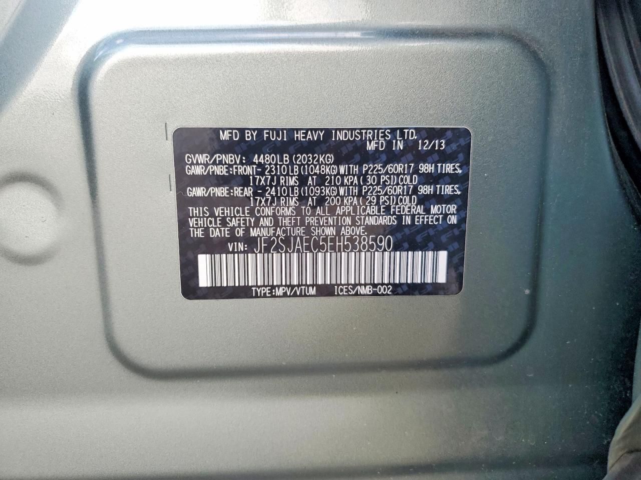 2014 Subaru Forester 2.5i Premium