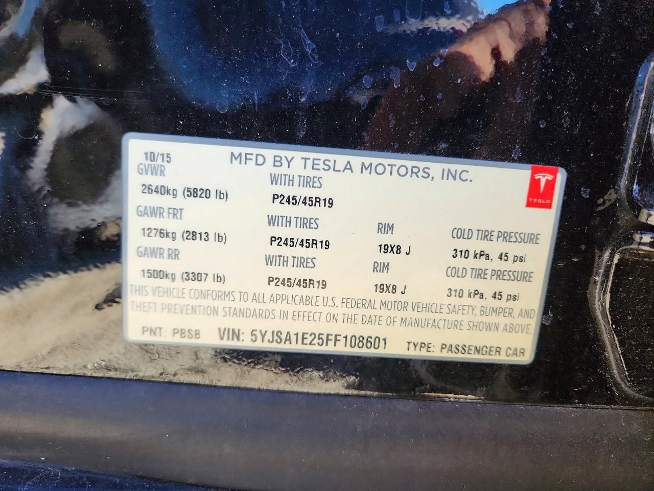 2015 Tesla Model s