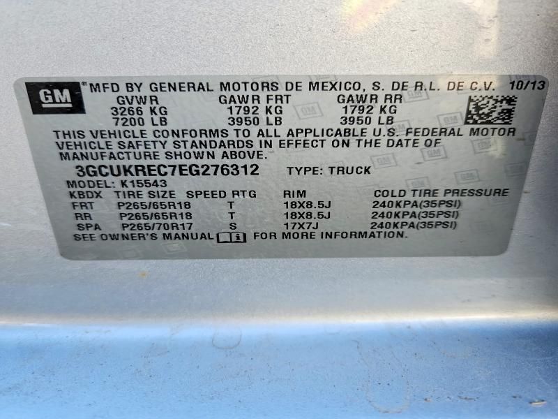 2014 Chevrolet Silverado K1500 lt