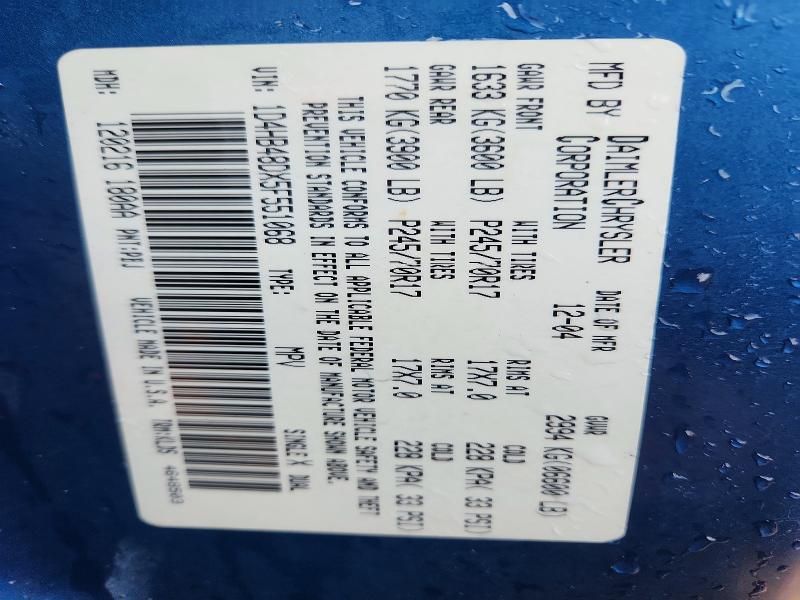 2005 Dodge Durango slt