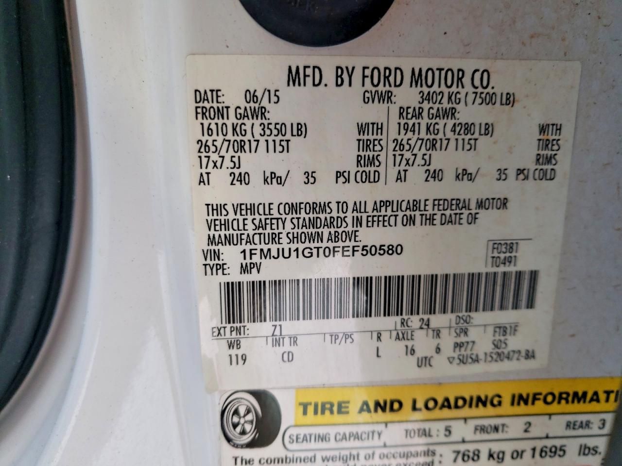 2015 Ford Expedition xl