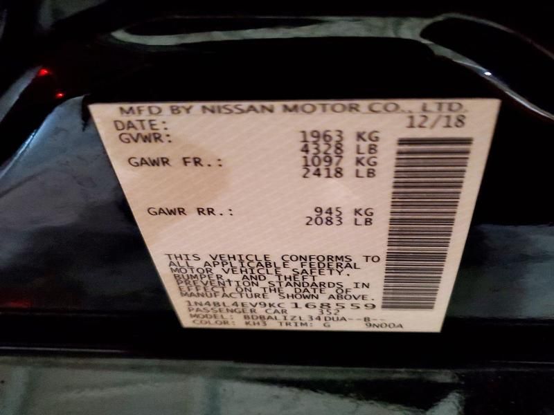 2019 Nissan Altima sl