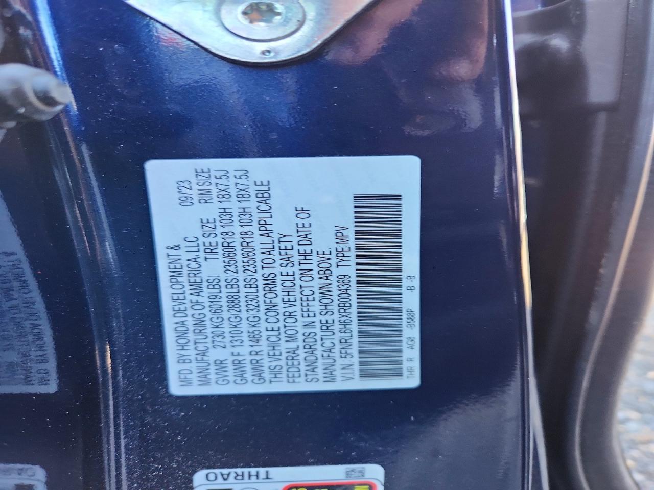 2024 Honda Odyssey exl