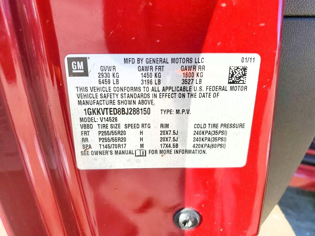 2011 GMC Acadia Denali