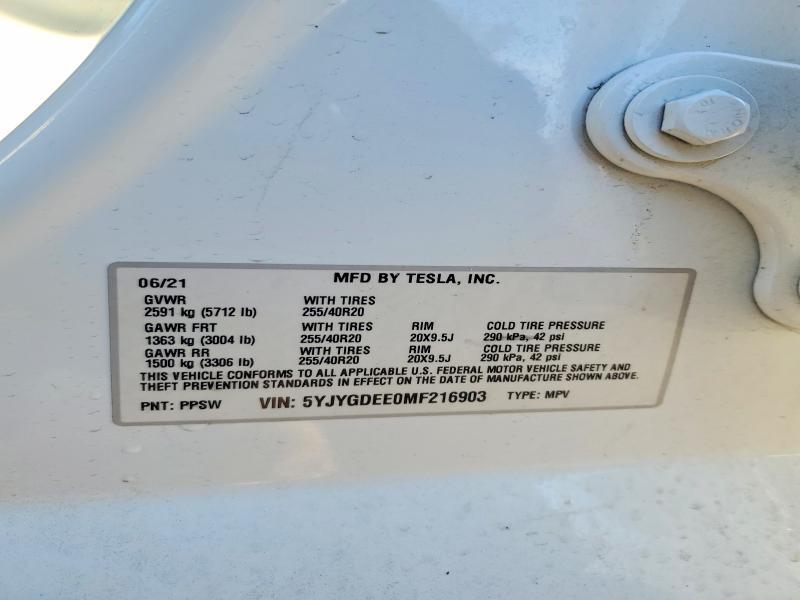 2021 Tesla Model y