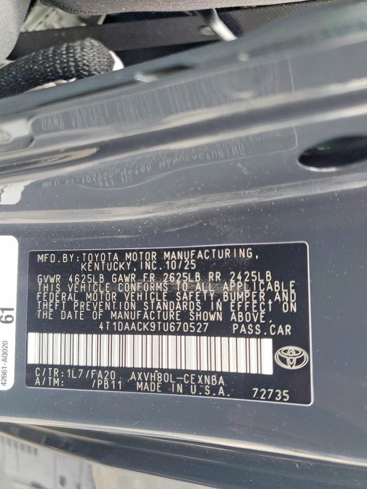 2026 Toyota Camry xse