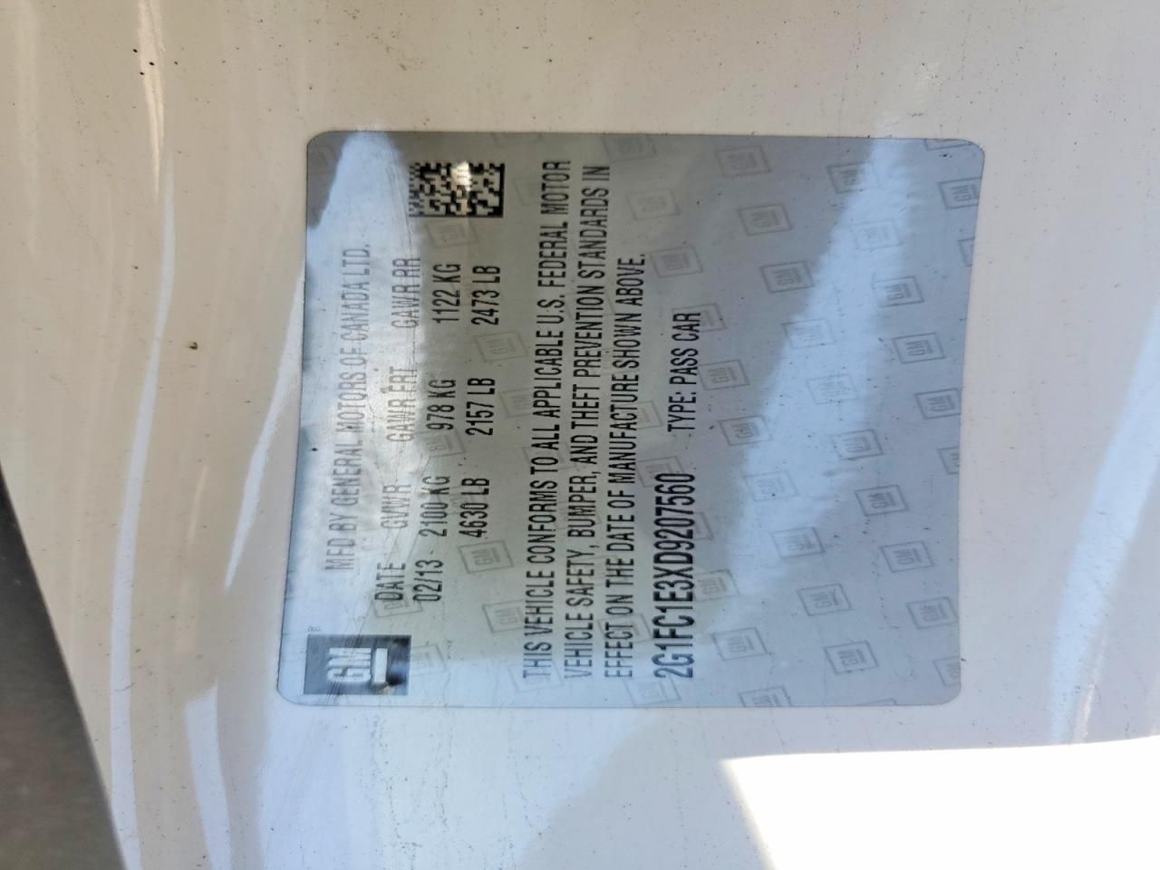 2013 Chevrolet Camaro lt