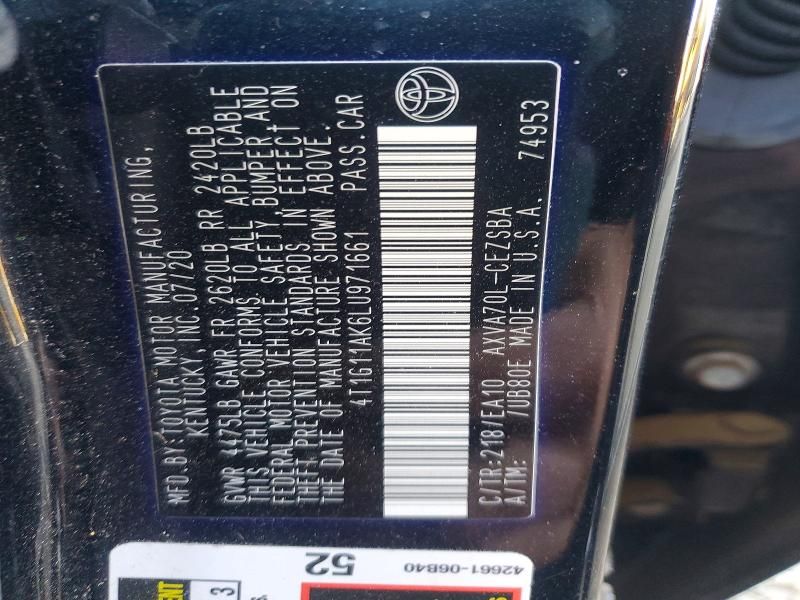 2020 Toyota Camry se