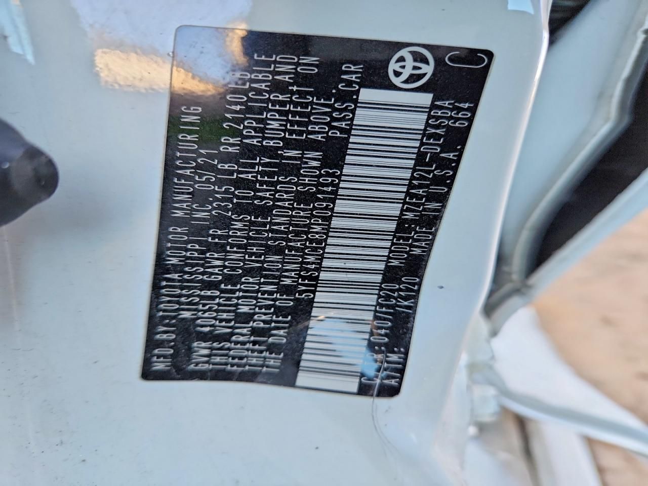 2021 Toyota Corolla se