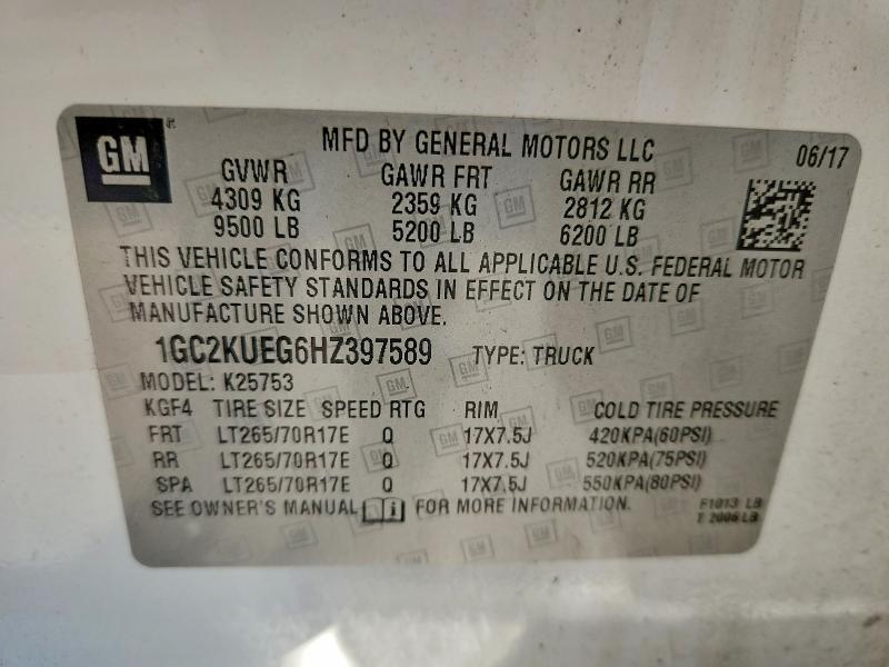 2017 Chevrolet Silverado K2500 Heavy Duty