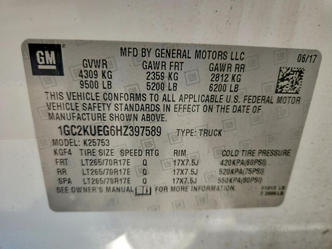 2017 Chevrolet Silverado K2500 Heavy Duty