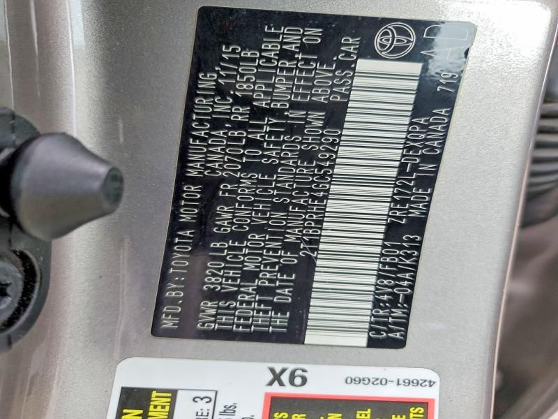 2016 Toyota Corolla eco